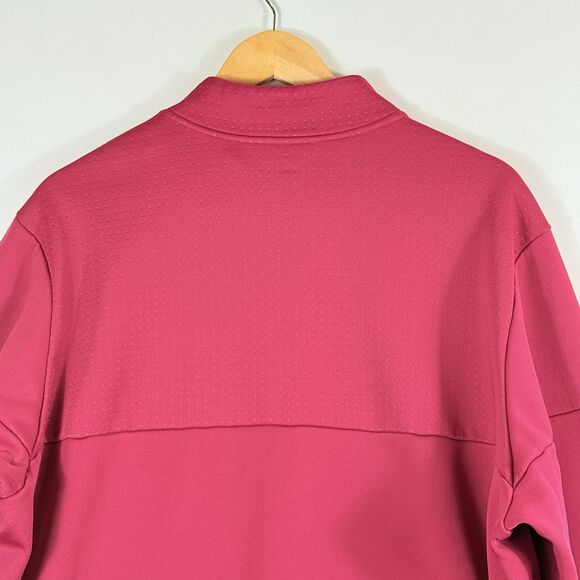 Adidas Climawarm Raspberry Pink Fleece Line Sweatshirt Shirt Top Women's Sz XL - Picture 6 of 8